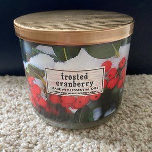 Frosted Cranberry Bath & Body Works Candle